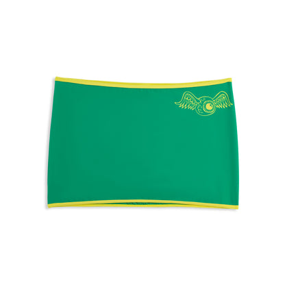 TWO TONE SWIM SKIRT -  GREEN
