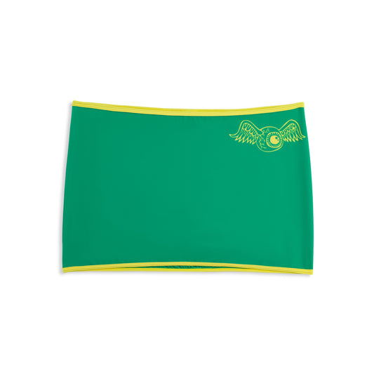TWO TONE SWIM SKIRT -  GREEN