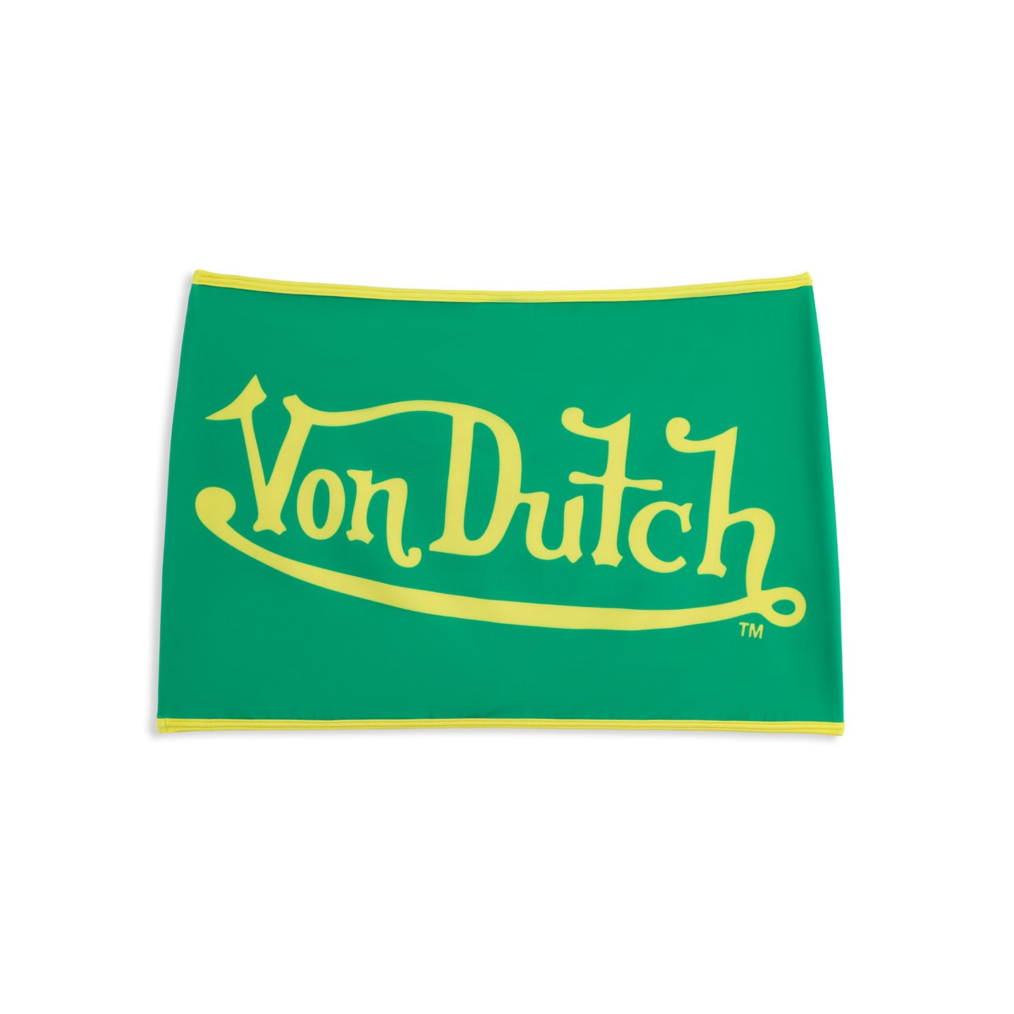 TWO TONE SWIM SKIRT -  GREEN