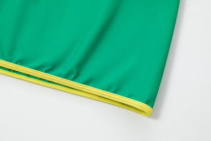 TWO TONE SWIM SKIRT -  GREEN