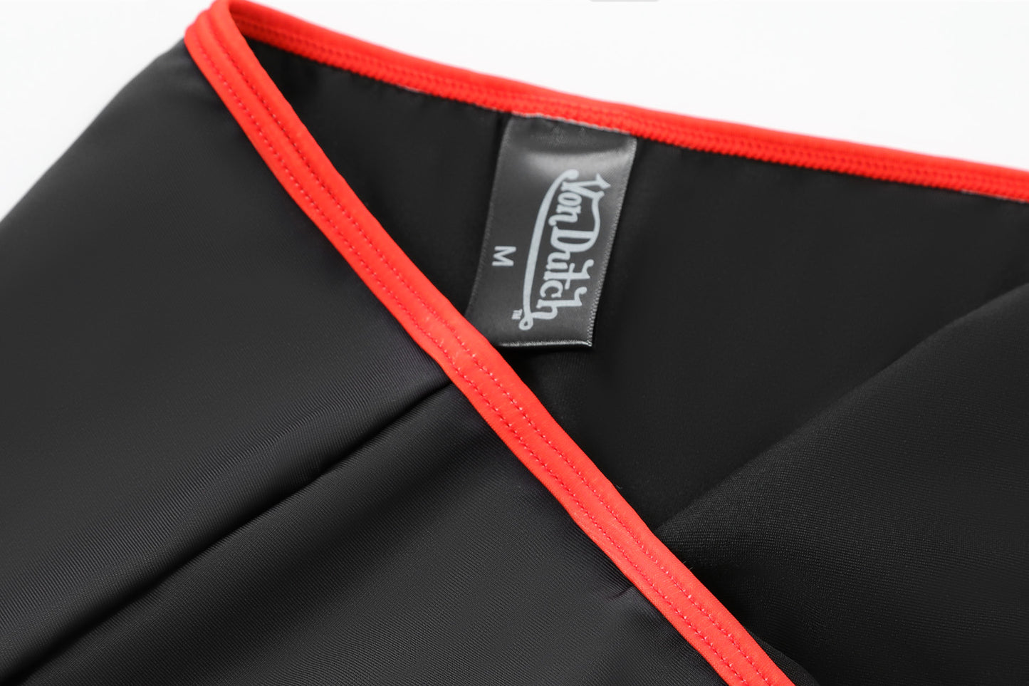 TWO TONE SWIM SKIRT - BLACK RED