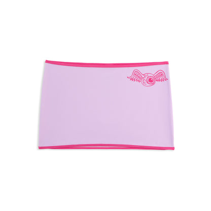 TWO TONE SWIM SKIRT -  PINK