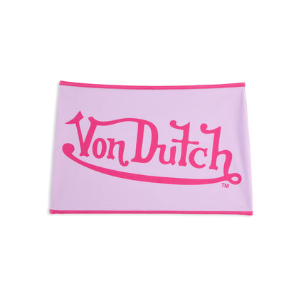 TWO TONE SWIM SKIRT -  PINK