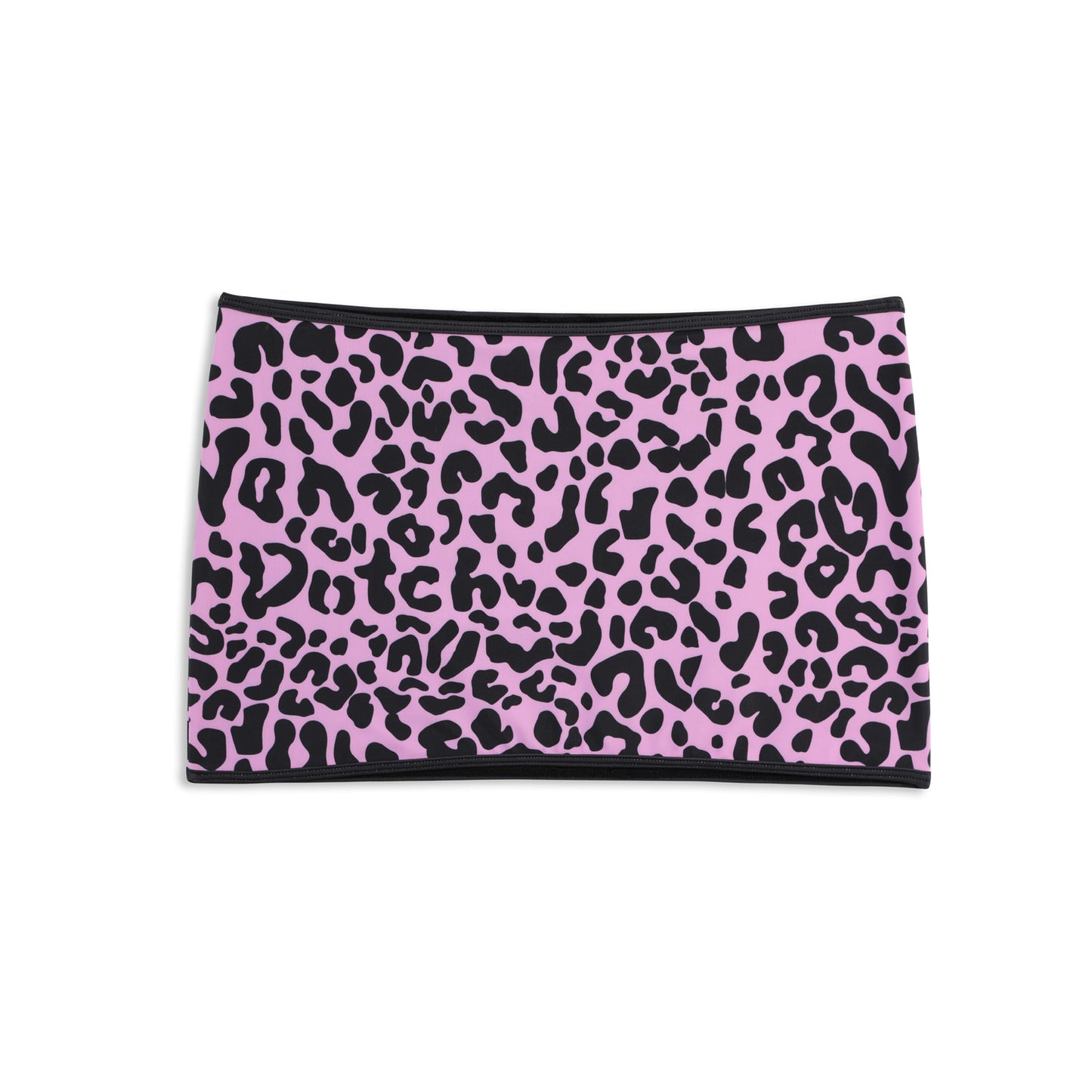 TWO TONE SWIM SKIRT -  PINK CHEETAH