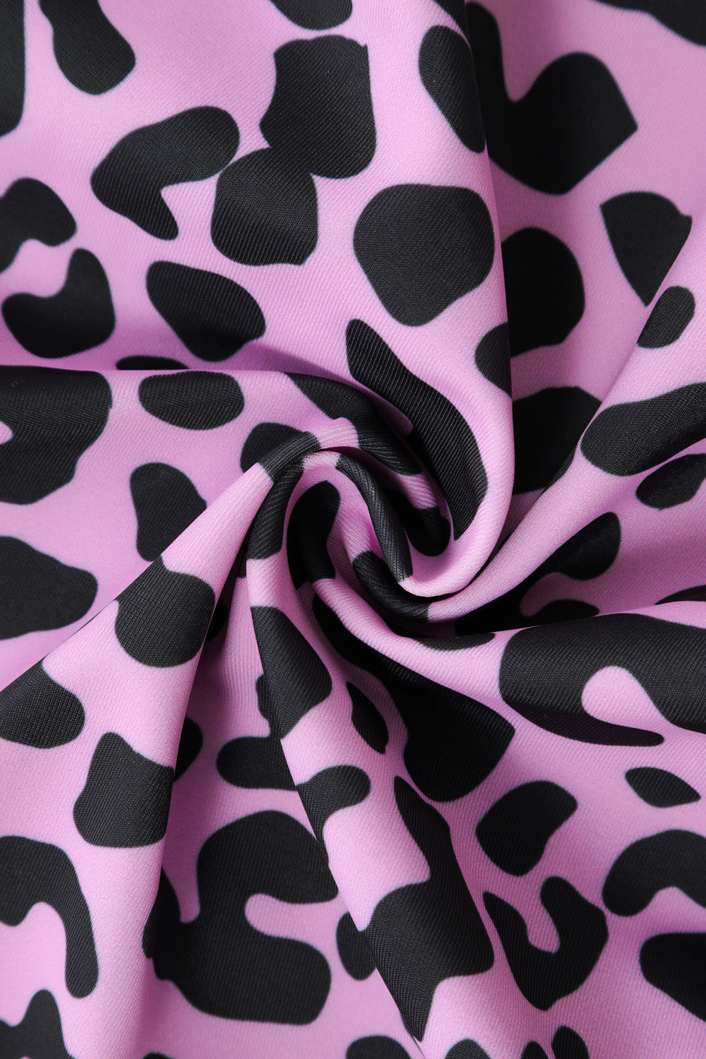 TWO TONE SWIM SKIRT -  PINK CHEETAH