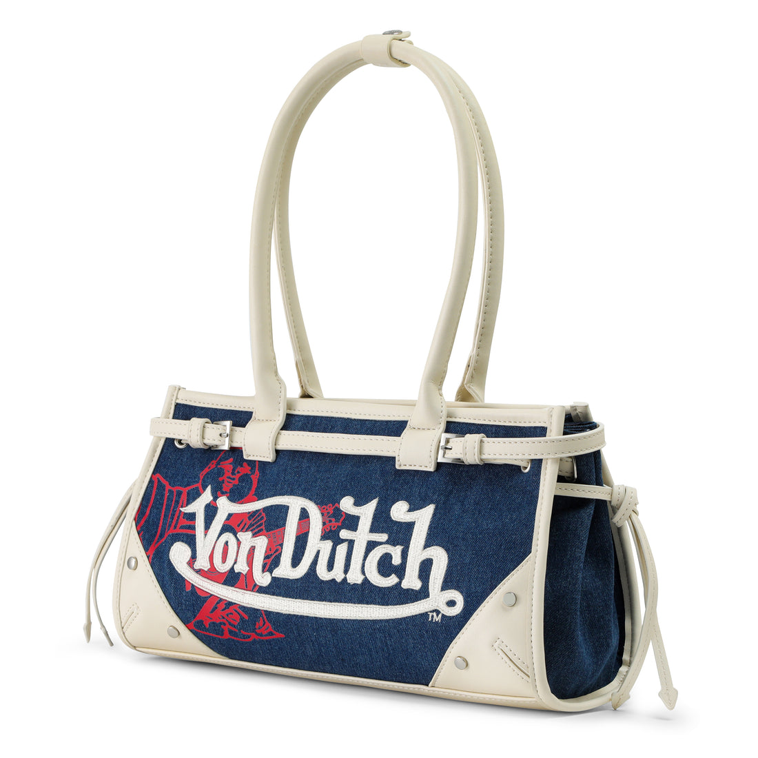 Von Dutch x True Religion Lane Shoulder Bag - Cream — image 4