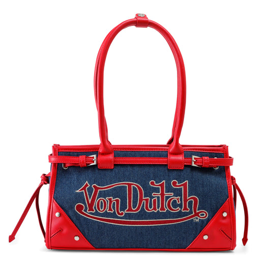 Von Dutch x True Religion Lane Shoulder Bag - Red