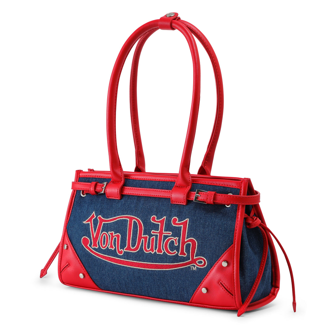Von Dutch x True Religion Lane Shoulder Bag - Red