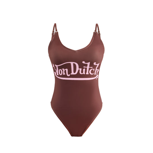 Women's One Piece Suit - Brown