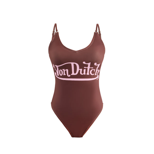 Women's One Piece Suit - Brown
