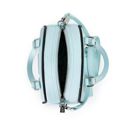 Light Blue & Black Two-Tone Bowling Bag