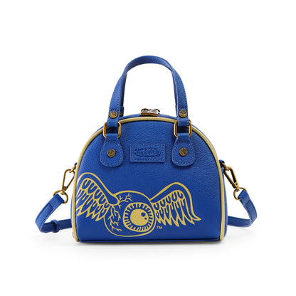 Navy Blue & Gold Two-Tone Bowling Bag