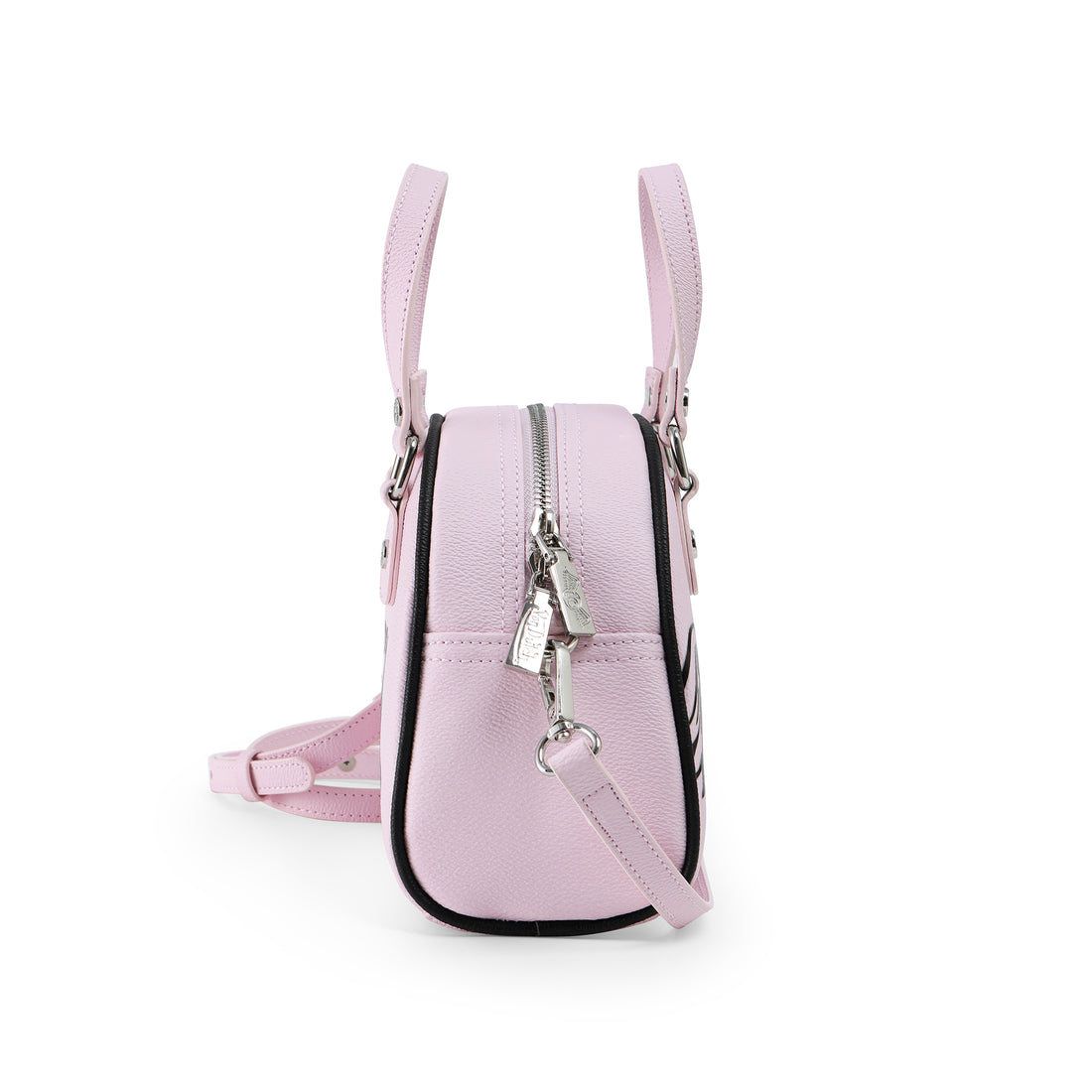 Pink & Black Two-Tone Bowling Bag — image 5