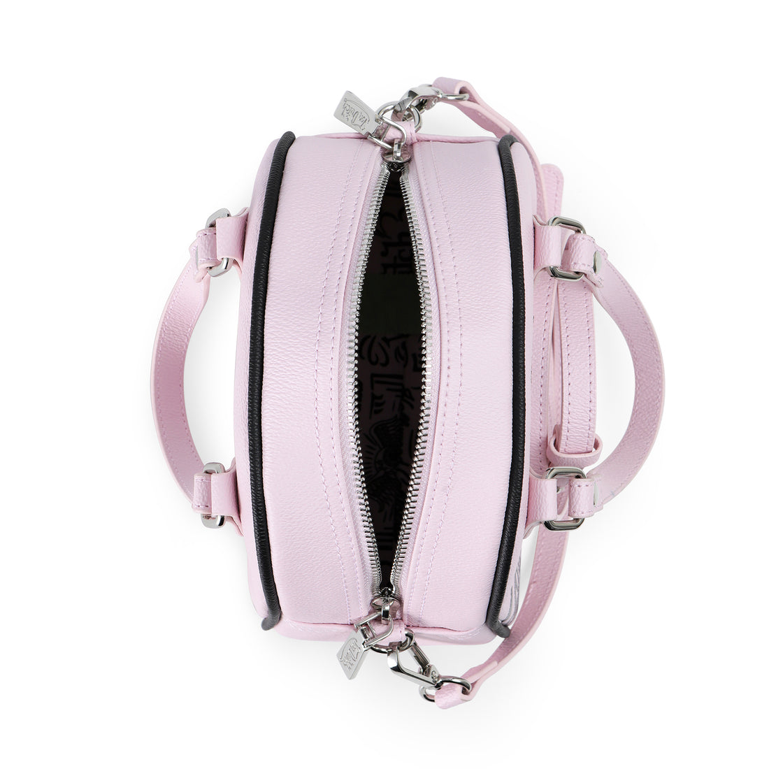 Pink & Black Two-Tone Bowling Bag — image 6