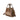 Von Dutch Brown and Tan Two-Tone Bowling Bag