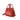 Von Dutch Red and Gold Two-Tone Bowling Bag
