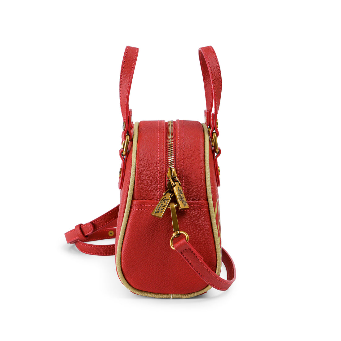 Red & Gold Two-Tone Bowling Bag