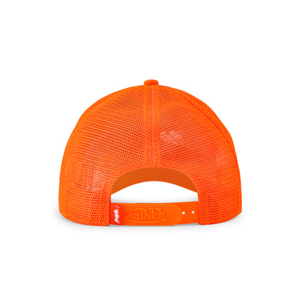 Von Dutch Neon Orange Trucker Hat
