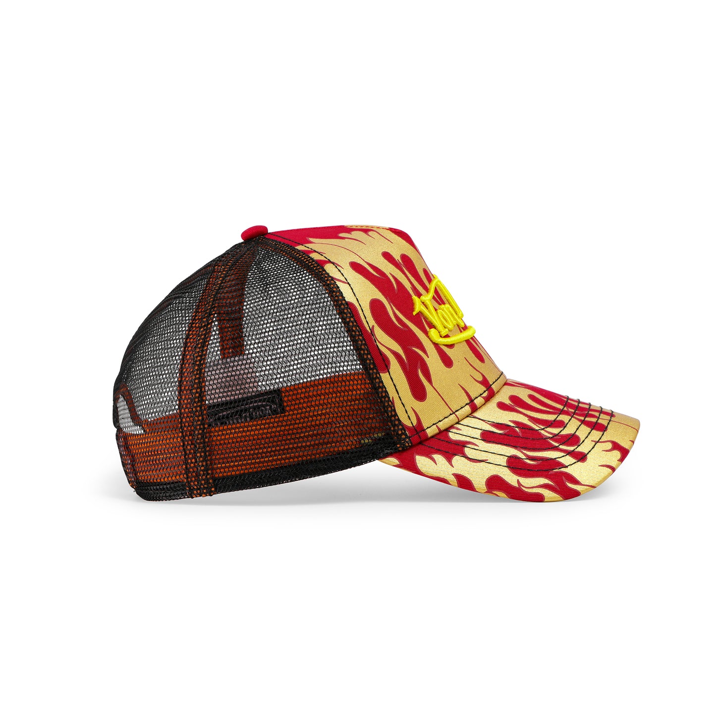 Red Flames Trucker Hat