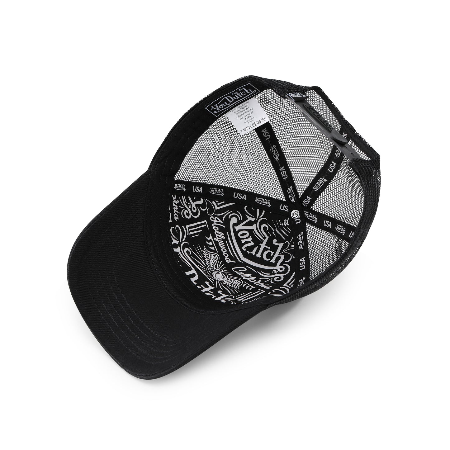 Rainbow Embroidered Logo Trucker Hat