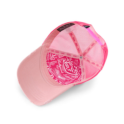 Distressed Dirty Pink Trucker Hat