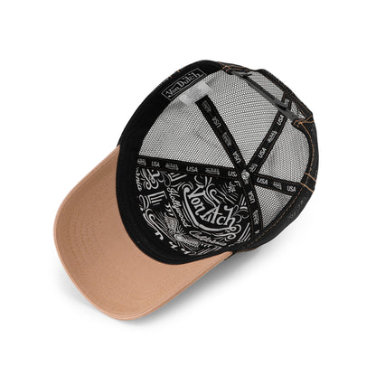 Brown, Off-White & Black Trucker Hat
