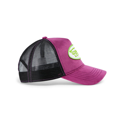 Purple Lime Velvet Crush Trucker Hat