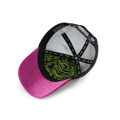 Purple Lime Velvet Crush Trucker Hat