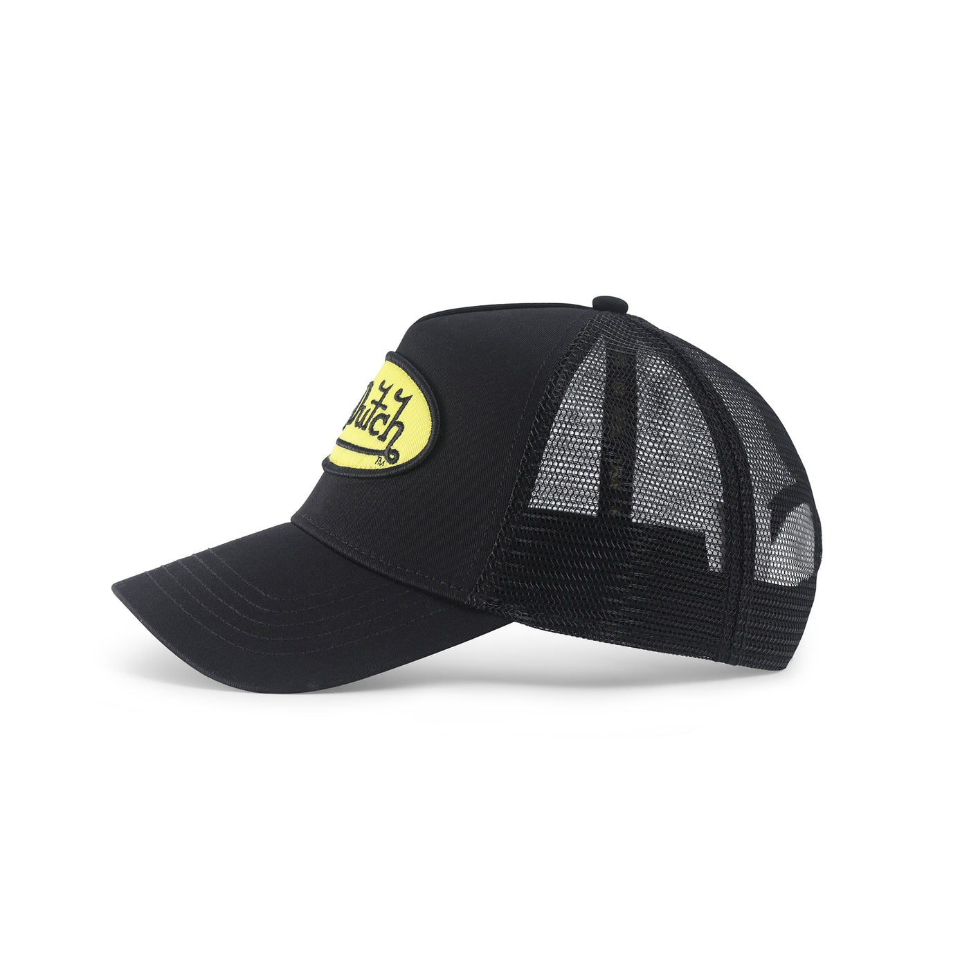 Von Dutch Black & Yellow Trucker Hat