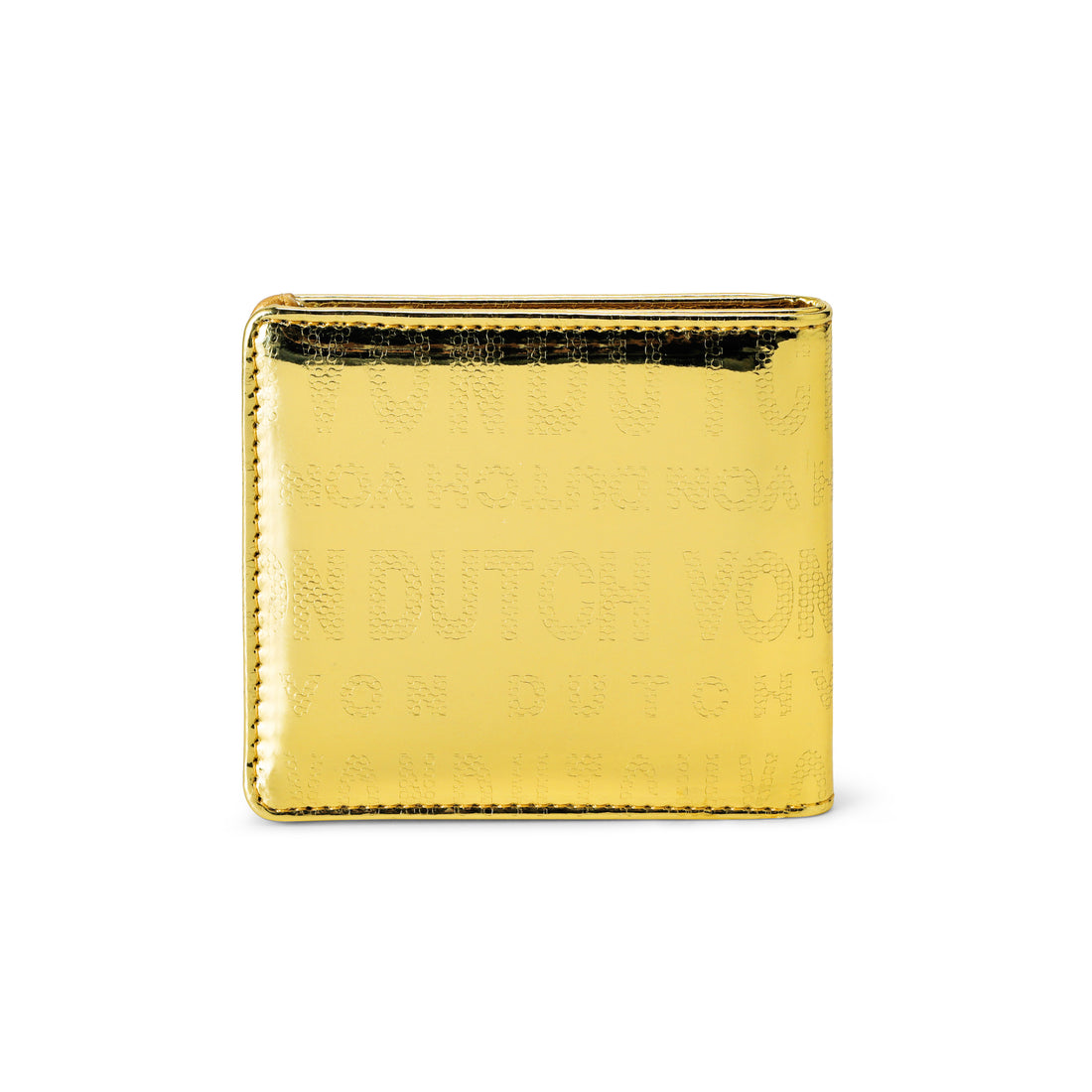 Mirror Logo Bi-fold Wallet - Gold — image 4