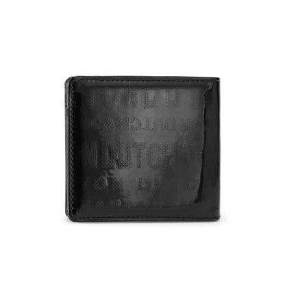 Mirror Logo Bi-fold Wallet - Black