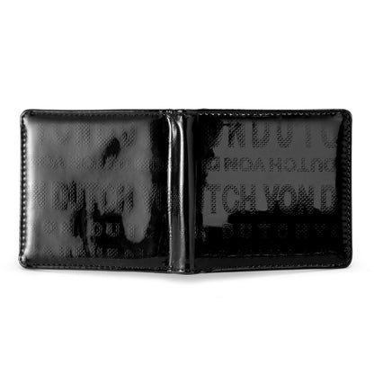 Mirror Logo Bi-fold Wallet - Black