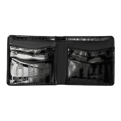 Mirror Logo Bi-fold Wallet - Black