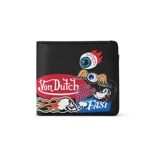 Multi-Flying Eye Bi-fold Wallet