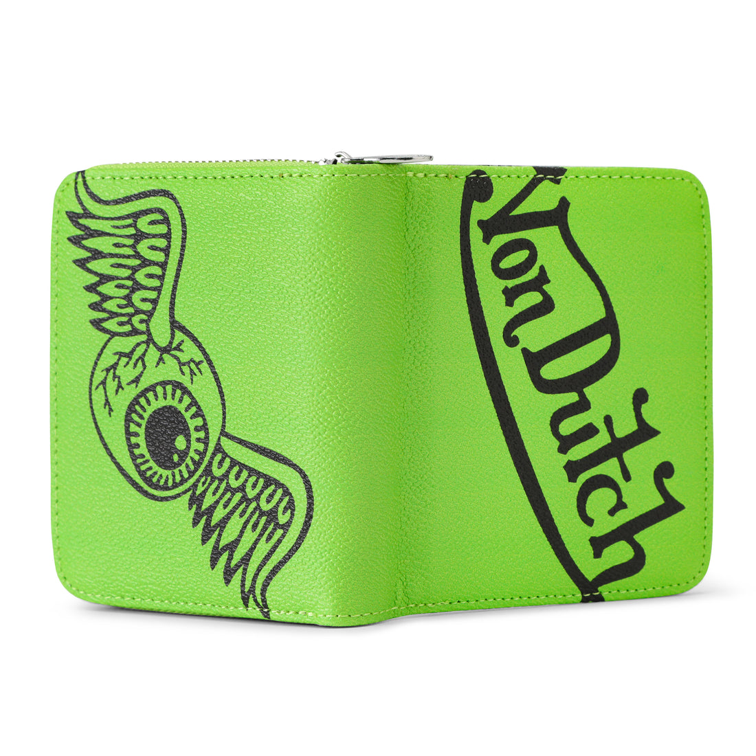 Flying Eye Signature Zip-up Wallet - Green