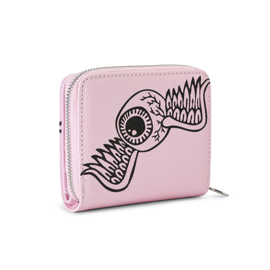 Flying Eye Signature Zip-up Wallet - Pink — image 4