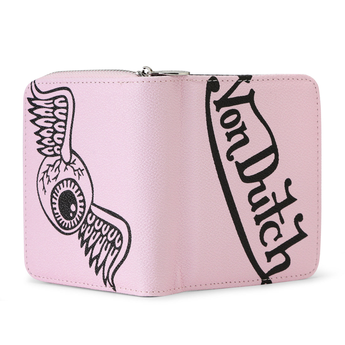 Flying Eye Signature Zip-up Wallet - Pink — image 5