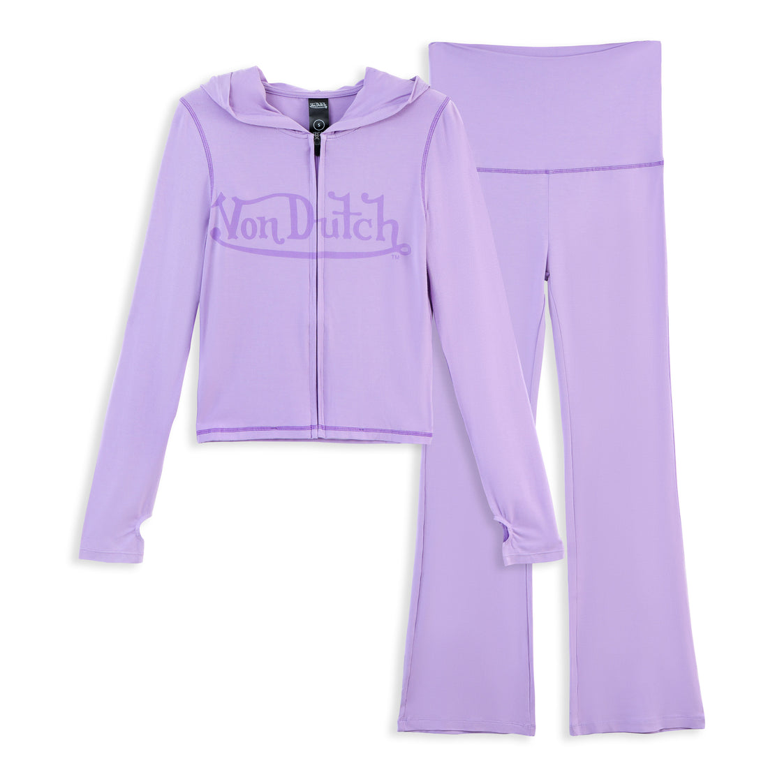 VON DUTCH ROXY TOP - PURPLE