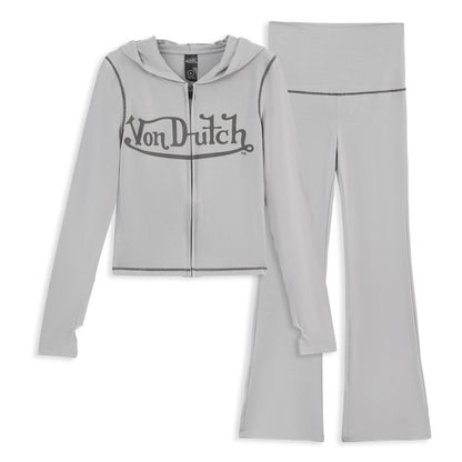VON DUTCH ROXY TOP - GREY