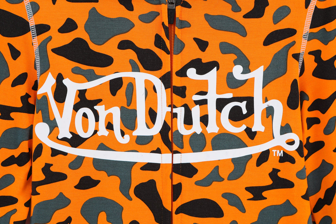 VON DUTCH ROXY TOP - ORANGE CAMO — image 8