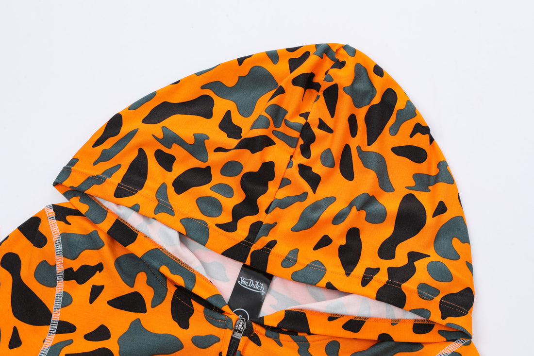 VON DUTCH ROXY TOP - ORANGE CAMO — image 9