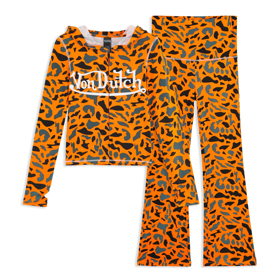 VON DUTCH ROXY TOP - ORANGE CAMO — image 13