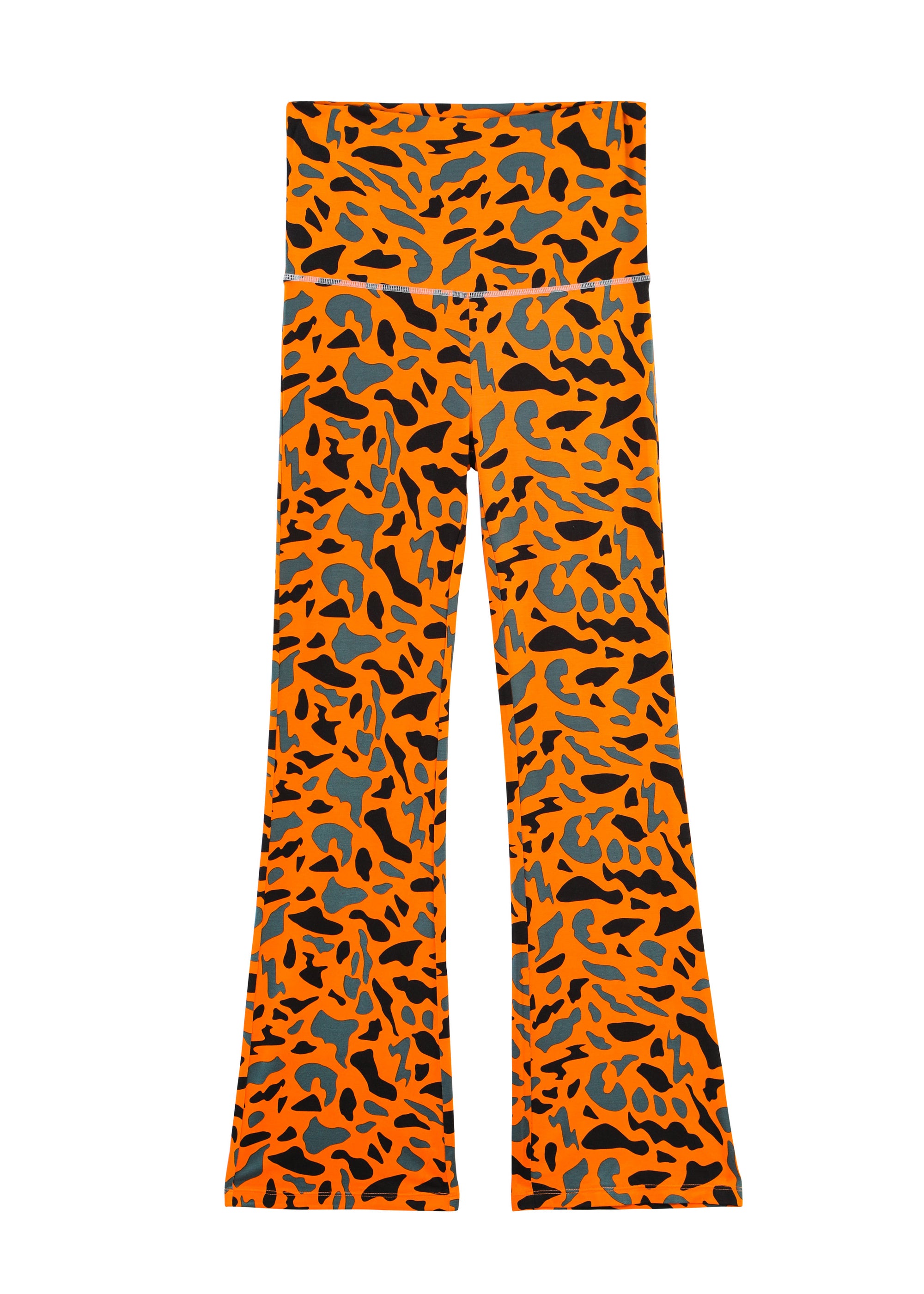 YOGA BOTTOM - ORANGE CAMO