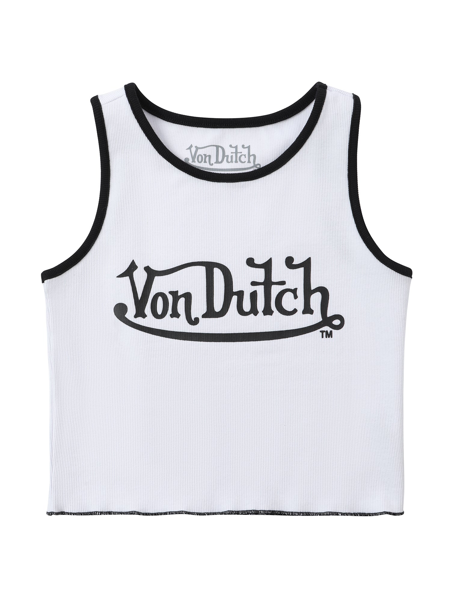 Von Dutch Women's Ribbed Crop Tanks