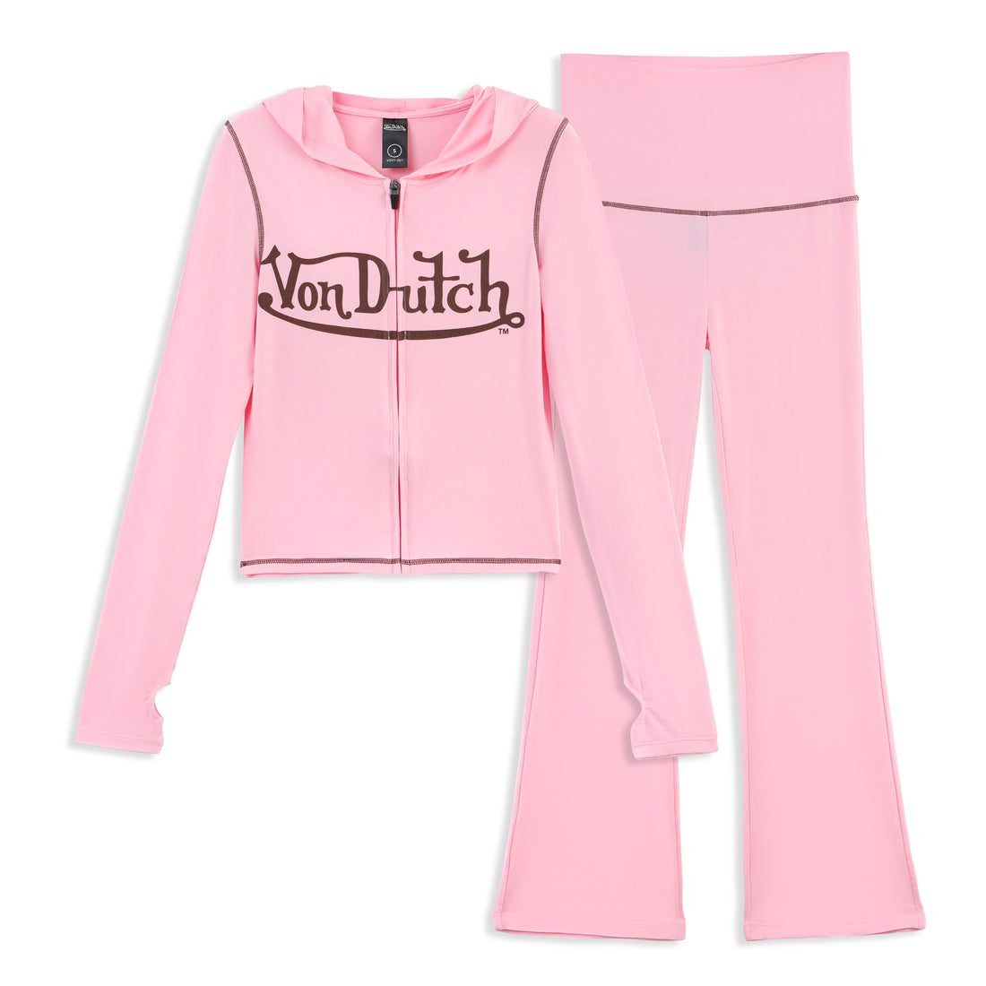 VON DUTCH ROXY TOP - PINK