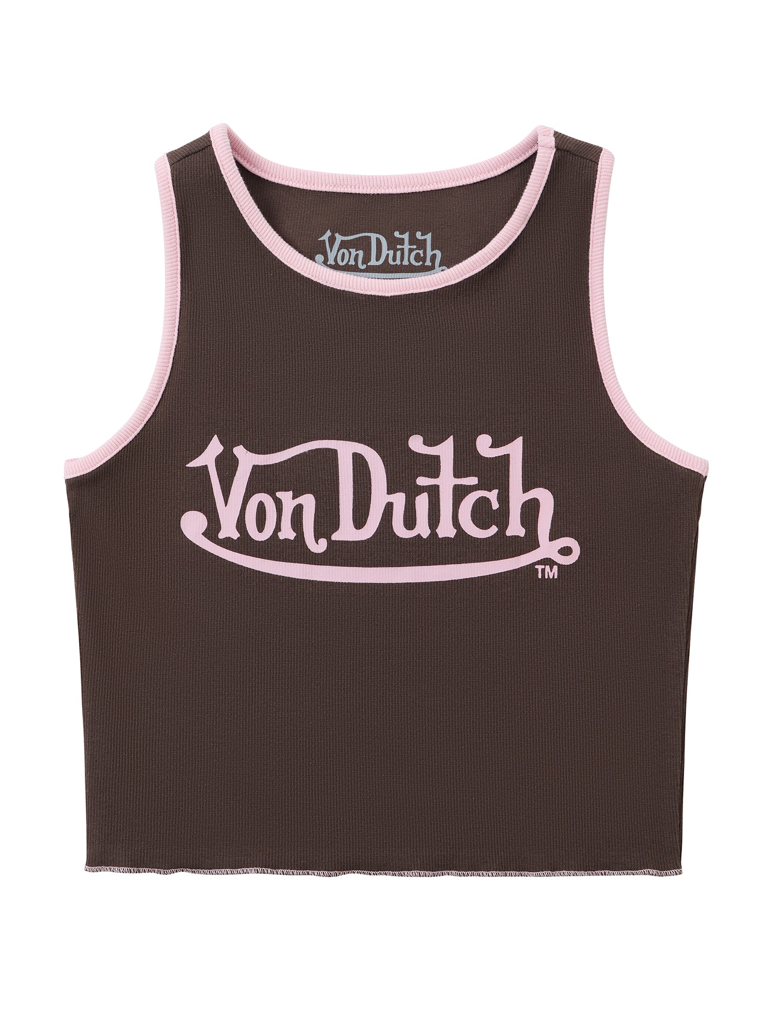 Von Dutch Women's Ribbed Crop Tanks