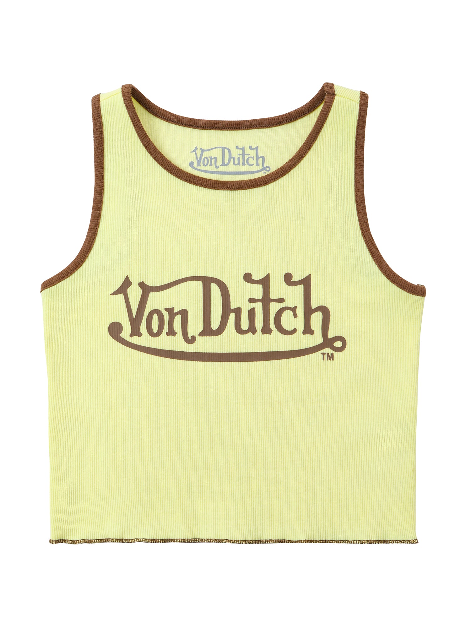 Von Dutch Women's Ribbed Crop Tanks