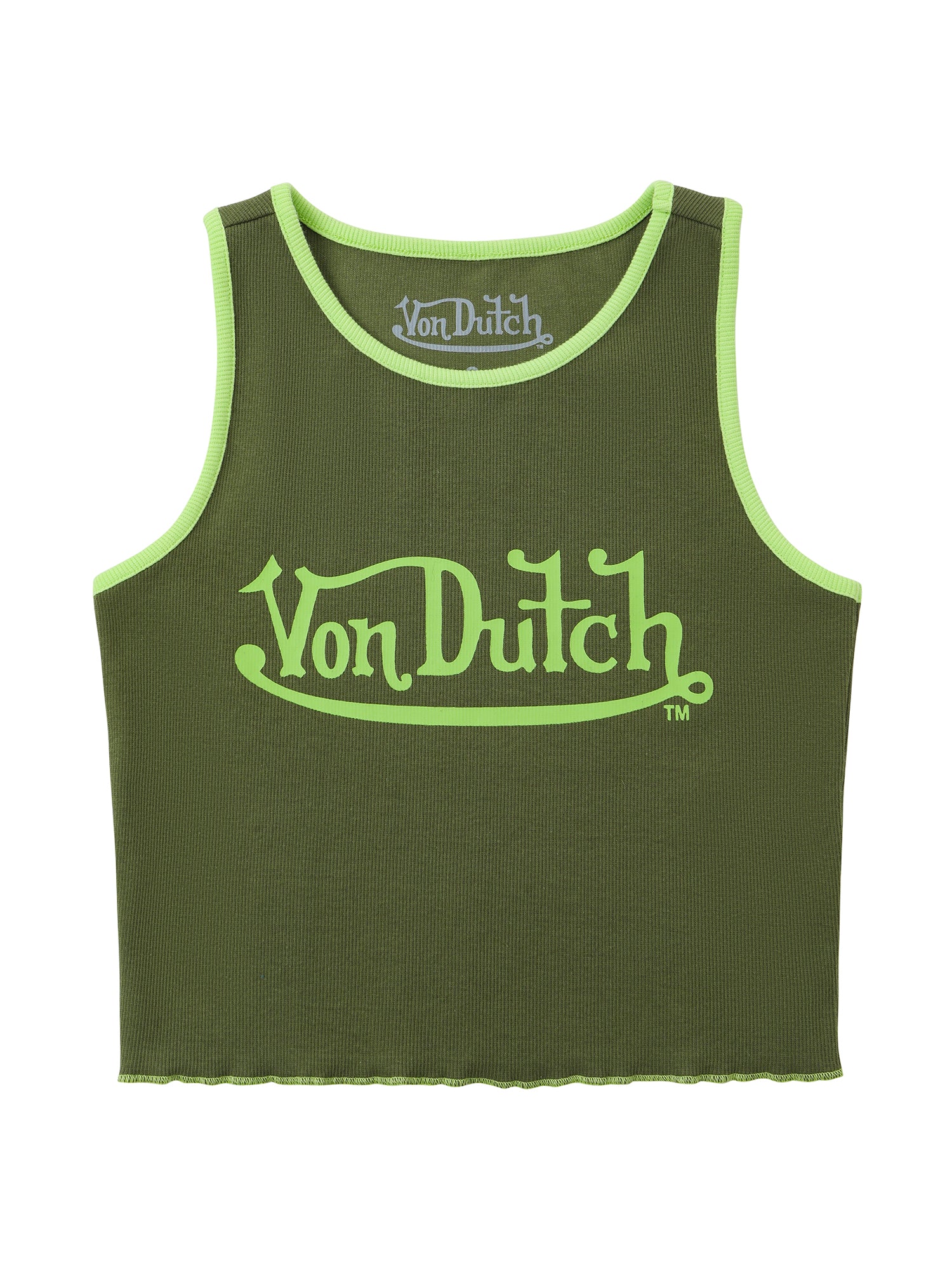 Von Dutch Women's Ribbed Crop Tanks