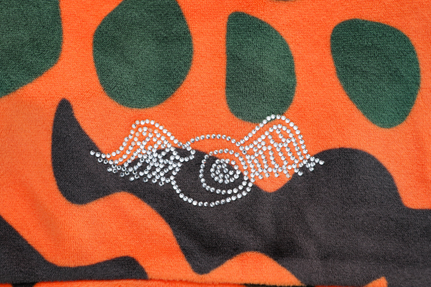 Velour Zip Up - Orange Camo