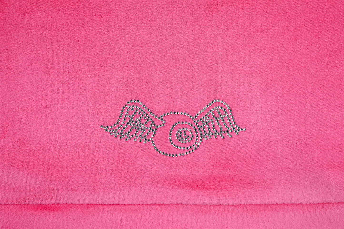 Velour Zip Up - Hot Pink